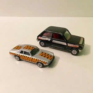Vintage Lot of 2 Corgi Diecast Cars Jaguar XJS and  Renault 5 TS